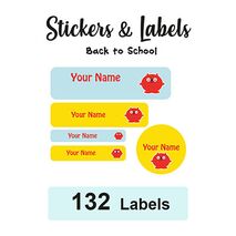 Back to School Pack Labels Jamie - Pack of 132