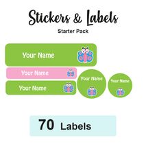 Sticker Combo Pack Labels Belle - Pack of 70