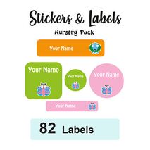 Nursery Pack Labels Belle - Pack of 82