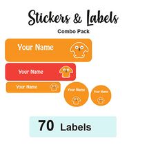 Sticker Combo Pack Labels Boris - Pack of 70