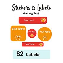 Nursery Pack Labels boris - Pack of 82
