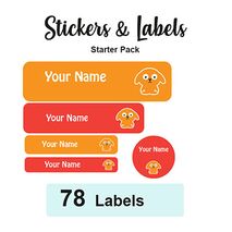 Starter Pack Labels Boris - Pack of 78