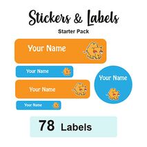 Starter Pack Labels Camel Boy - Pack of 78