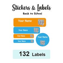 Back to School Pack Labels Elephant Boy - Pack of 132
