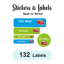 Back to School Pack Labels Fire Engine - Pack of 132