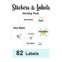 Nursery Pack Labels Golf - Pack of 82