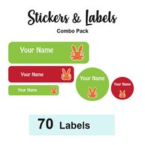 Sticker Combo Pack Labels Mike - Pack of 70