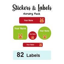 Nursery Pack Labels Mike - Pack of 82