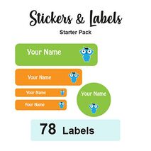 Starter Pack Labels Nick - Pack of 78