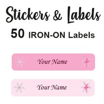 Iron-On Labels 50 pc - Ballet