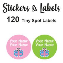 Tiny Spot Labels 120 pc - Belle