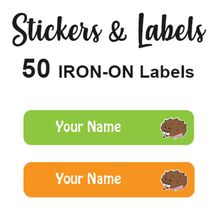Iron-On Labels 50 pc - Boris