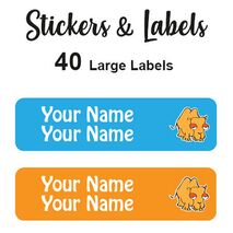 Large Labels 40pc Camel Boy-  perfect for books and bags