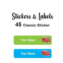 Classic Stickers 45 pc Fire Engine