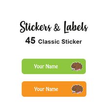 Classic Stickers 45 pc Hedgehog