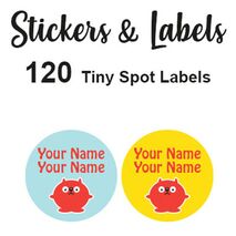 Tiny Spot Labels 120 pc - Jamie