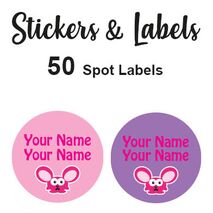 Spot Labels 50pc - Louis