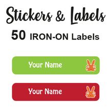 Iron-On Labels 50 pc - Mike