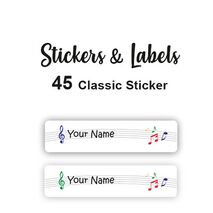 Classic Stickers 45 pc Music
