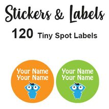 Tiny Spot Labels 120 pc - Nick