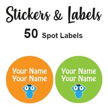 Spot Labels 50pc - Nick