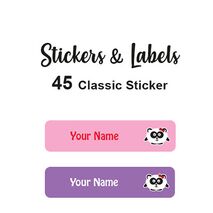Classic Stickers 45 pc Panda Girl