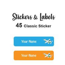 Classic Stickers 45 pc Plane