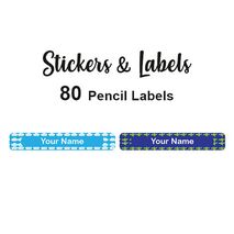 Pencil Labels 80 pc Transport