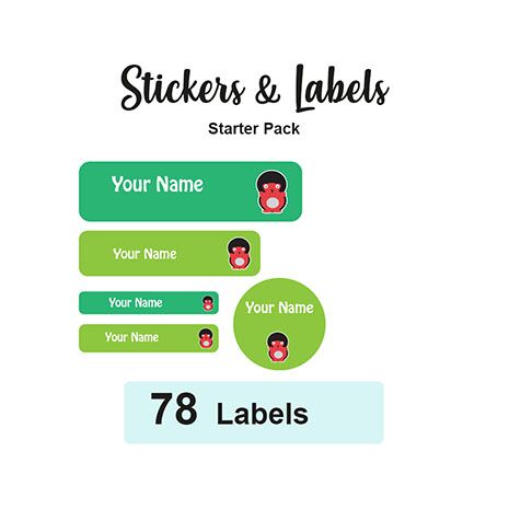 Starter Pack Labels Mark - Pack of 78