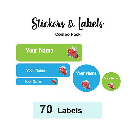 Sticker Combo Pack Labels Train - Pack of 70