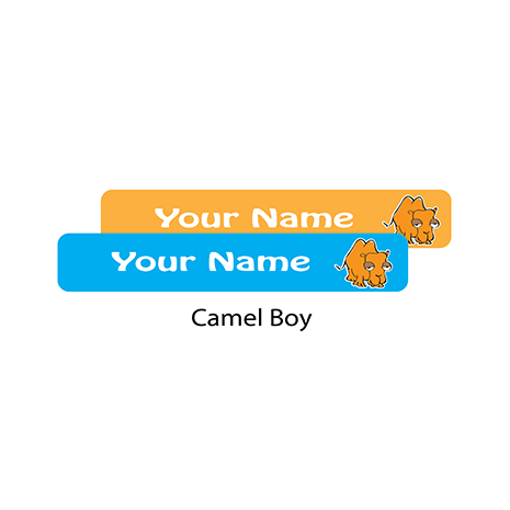 Triplets Pack Labels Camel Boy  - Pack of 78X3