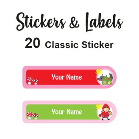 Classic Sticker Red Riding