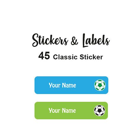 Classic Stickers 45 pc Soccer