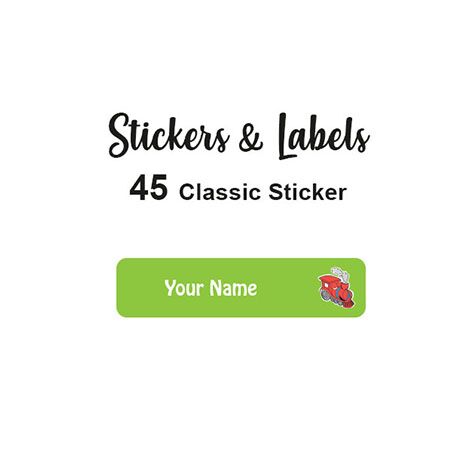 Classic Stickers 45 pc Train