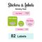 Nursery Pack Labels Jacky - Pack of 82