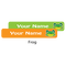 Twins Pack Labels  Frog  - Pack of 78