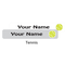 Triplets Pack Labels Tennis - Pack of 78X3