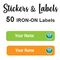 Iron-On Labels 50 pc - Billy