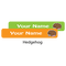 Twins Pack Labels Hedgehog  - Pack of 78
