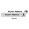 Twins Pack Labels Soccer  - Pack of 78