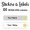 Iron-On Labels 50 pc - Tennis