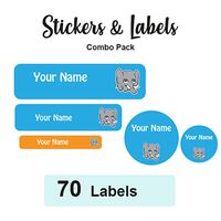 Sticker Combo Pack Labels Elephant Boy - Pack of 70