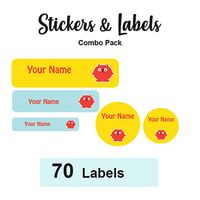 Sticker Combo Pack Labels Jamie - Pack of 70