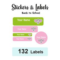 Back to School Pack Labels Jacky - Pack of 132