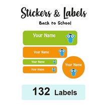 Back to School Pack Labels Nick - Pack of 132