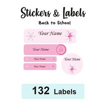 Back to School Pack Labels Ballet - Pack of 132