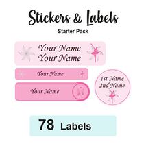Starter Pack Labels ballet - Pack of 78