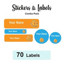 Sticker Combo Pack Labels Camel Boy - Pack of 70