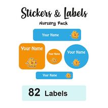 Nursery Pack Labels Camel Boy - Pack of 82