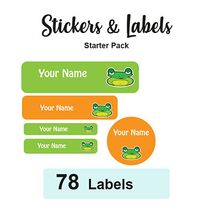Starter Pack Labels Frog - Pack of 78